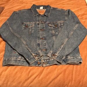 Men Levi Blue Jean Jacket